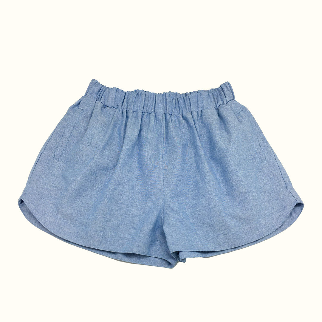 Chambray Shorts