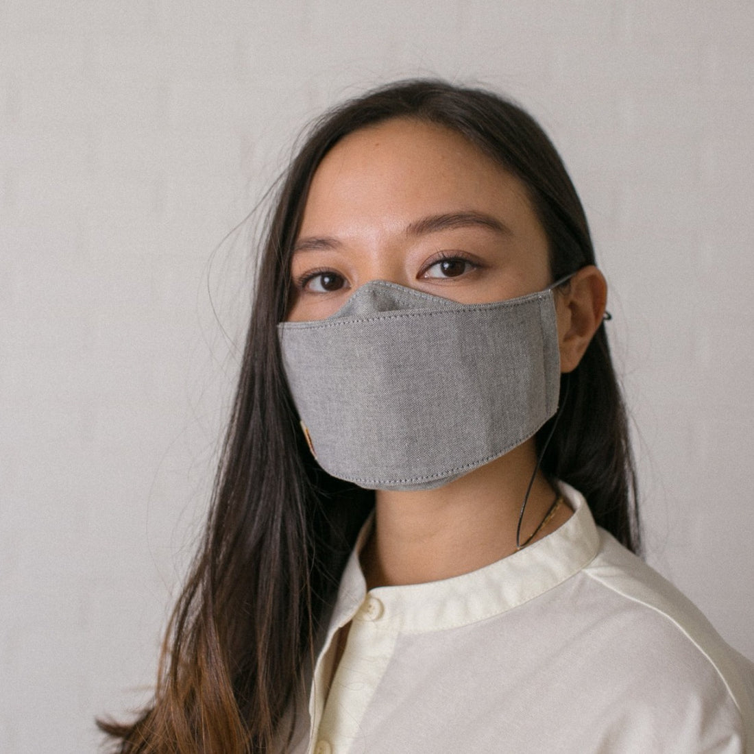 Washable Chambray Mask (2-Pack)