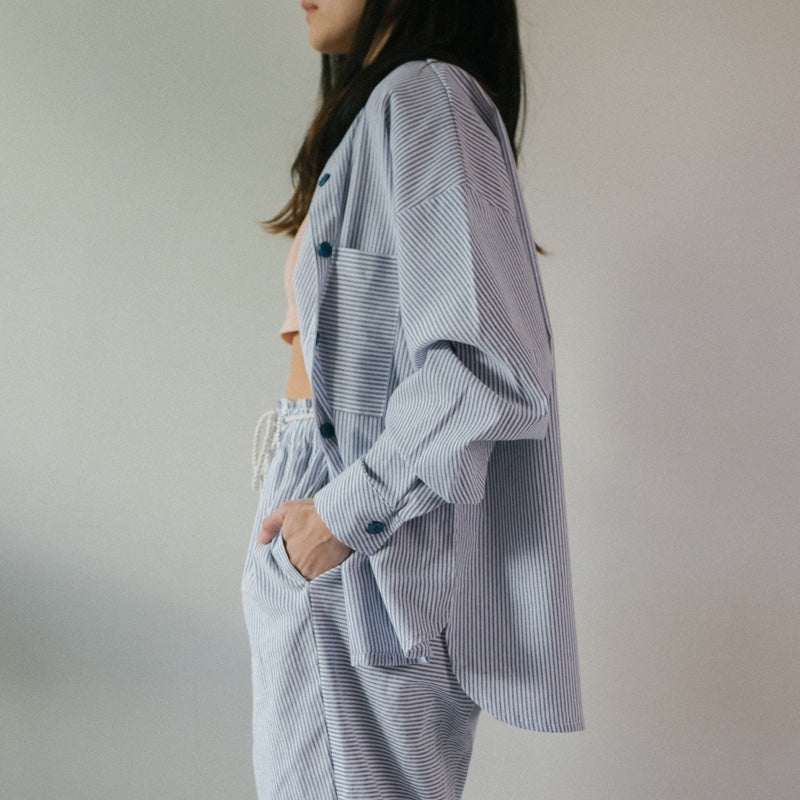 Striped Oversized Polo